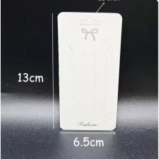 Планшетки бирки для товара картонные 100шт белые (31610)