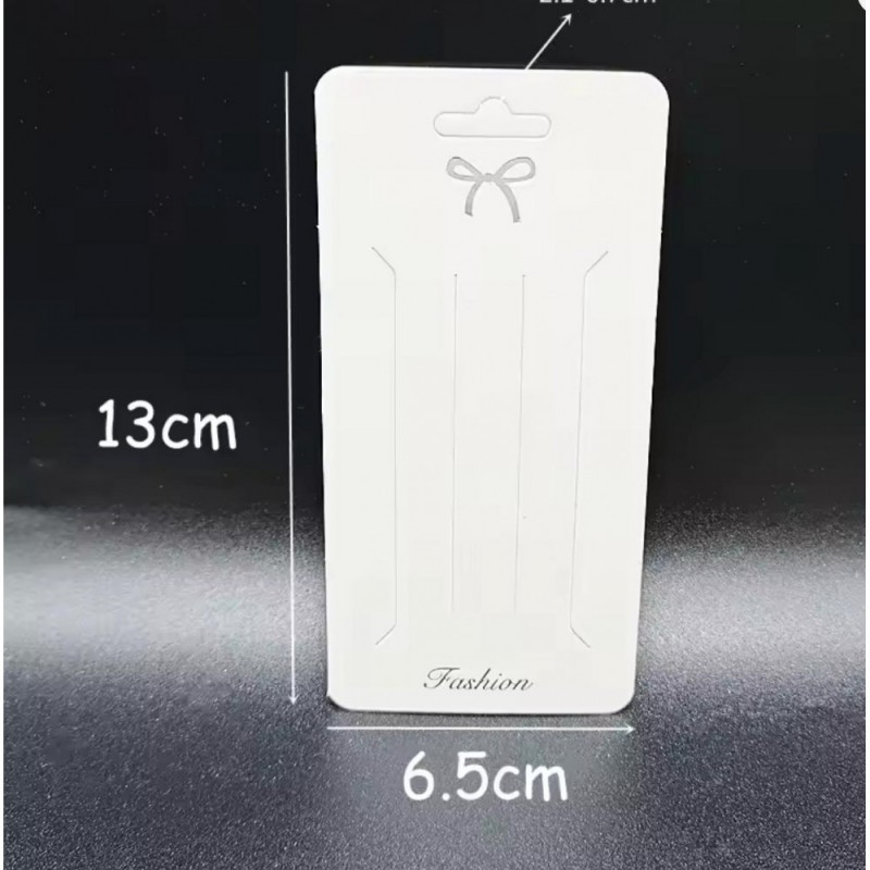 Планшетки бирки для товара картонные 100шт белые (31610)