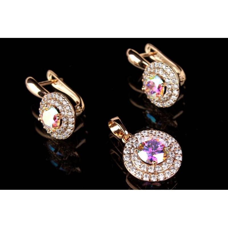 Набор сережки + кулон 12-56192