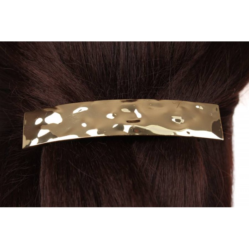 Заколка для волос автоматическая (золото) 1-210798