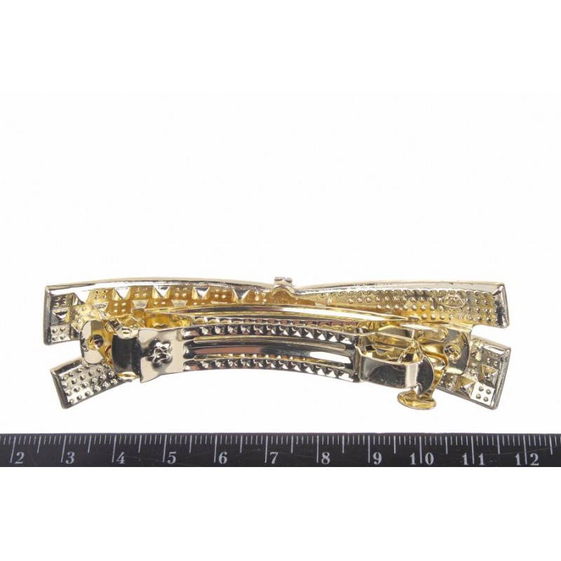 Заколка автоматическая металлическая 9 см 1-197501