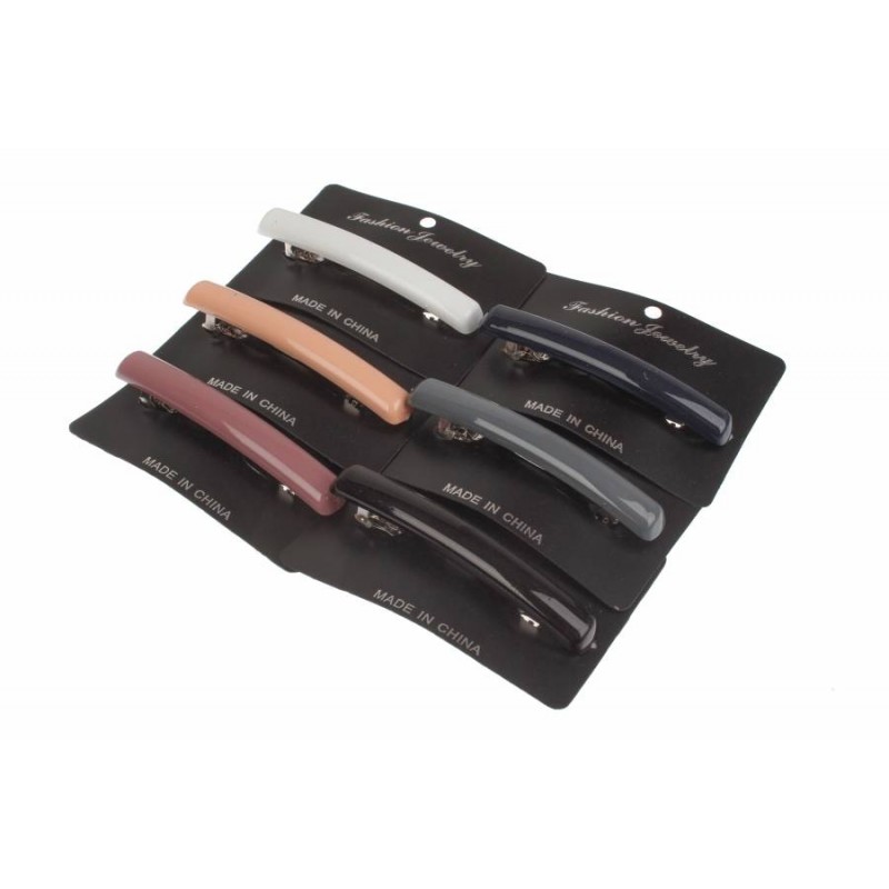 Заколка автоматическая пластиковая 9см 1-159905