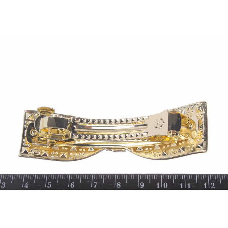 Заколка автоматическая металлическая 9 см 1-197518