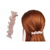 Заколка автоматическая жемчуг 1-168921