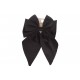 Заколка автоматическая бант черная 1-211191
