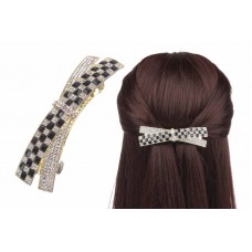 Заколка автоматическая металлическая 9 см 1-197501