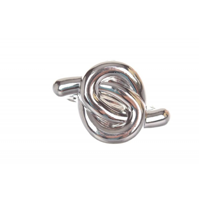 Заколка для волос автоматическая (серебро) 1-210866