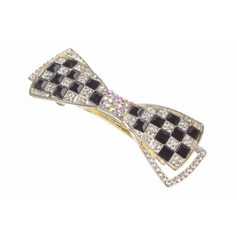 Заколка автоматическая металлическая 7 см 1-197495