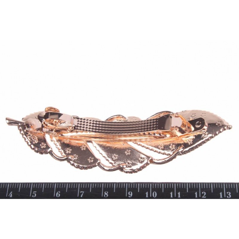 Заколка автоматическая металлическая 9 см 1-197563