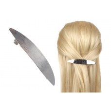 Заколка для волос автоматическая (серебро) 1-210828