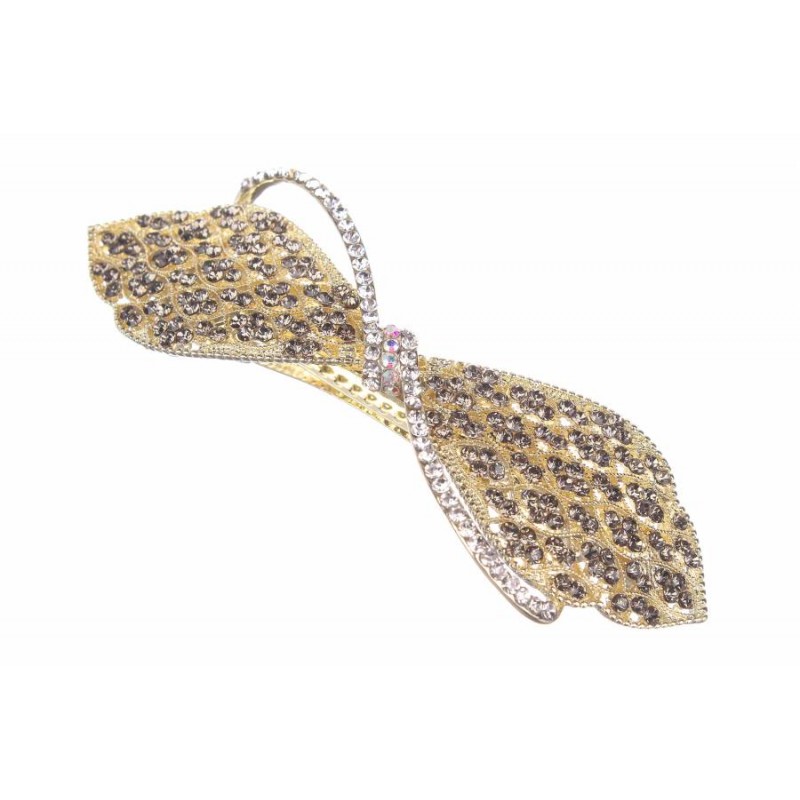 Заколка автоматическая металлическая 9 см 1-197549