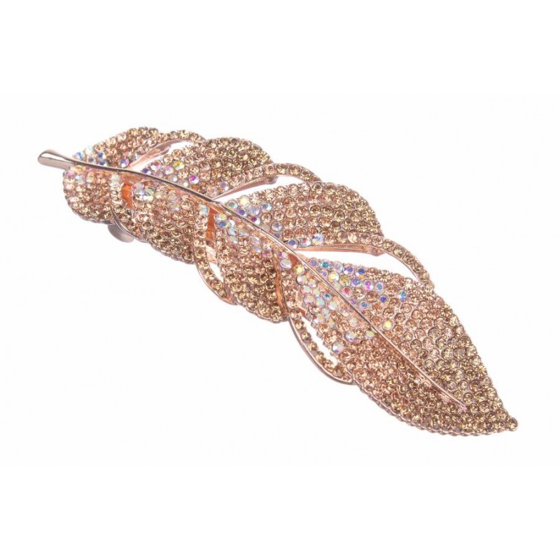 Заколка автоматическая металлическая 9 см 1-197563