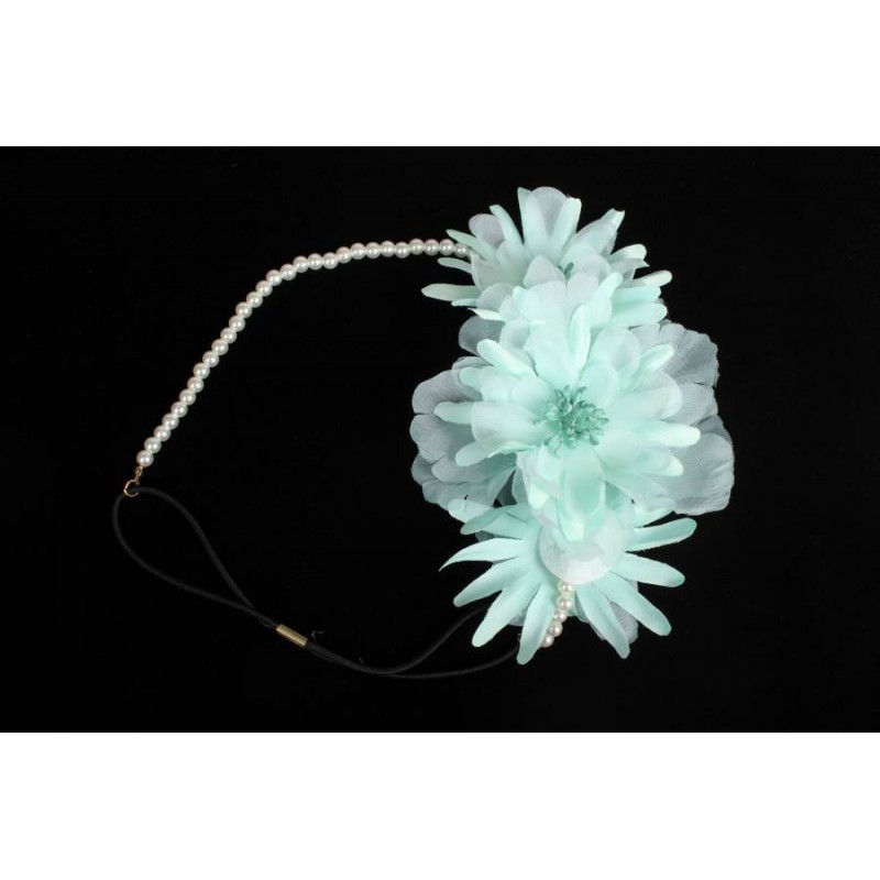 Повязка с цветами