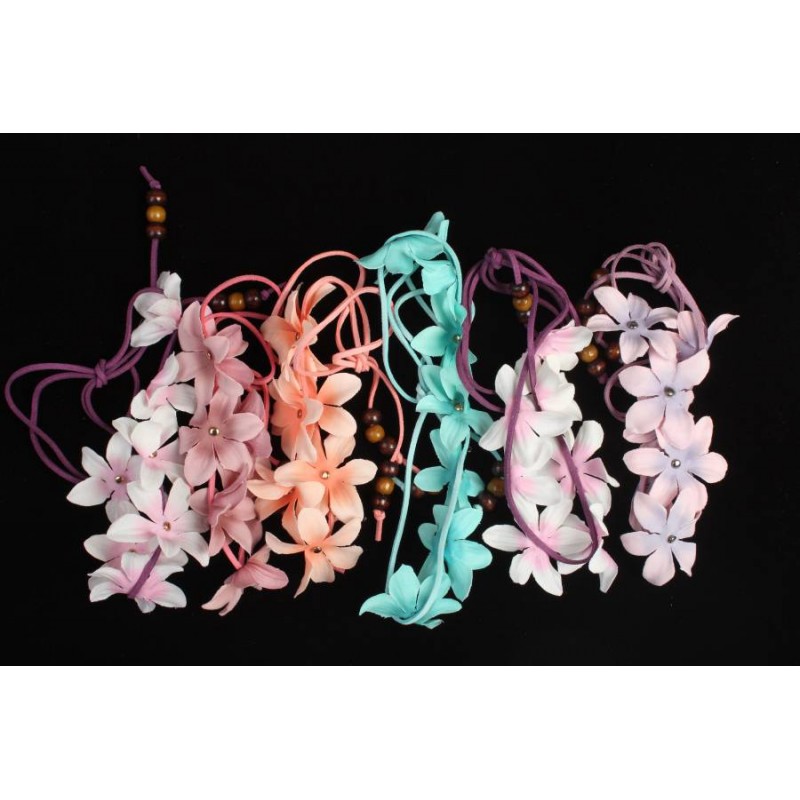 Повязка с цветами