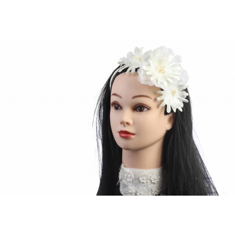 Повязка с цветами