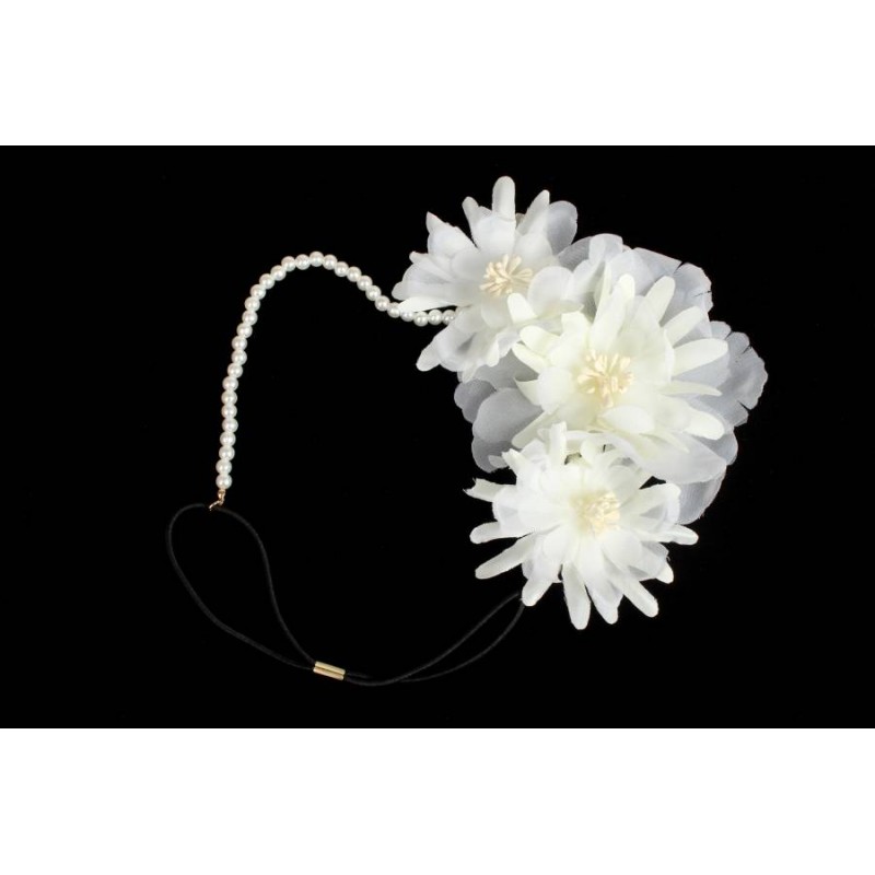 Повязка с цветами