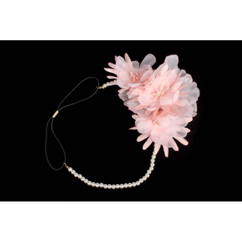 Повязка с цветами