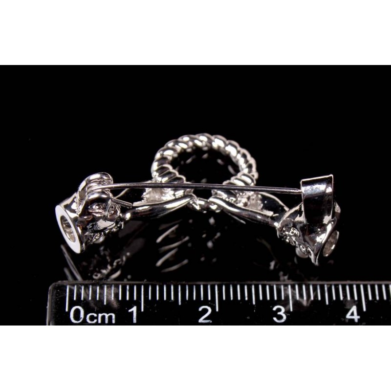 Брошь серебро 1-211733