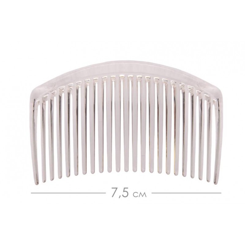Гребешок пластиковый белый (8см) 1-216424