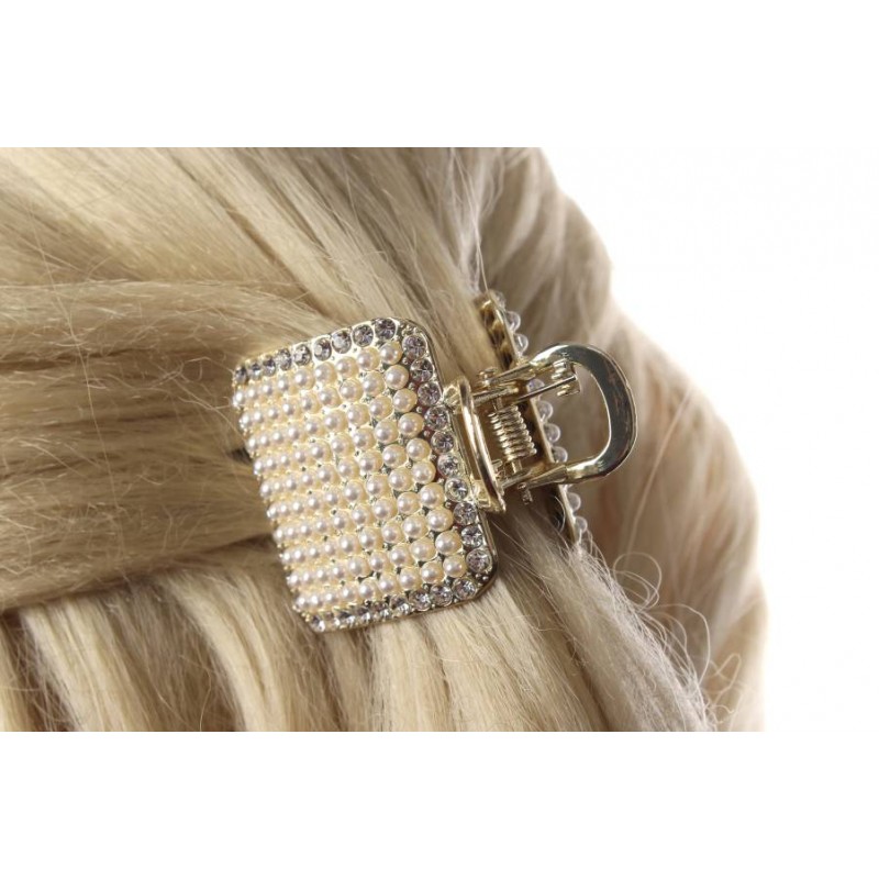 Краб для волос металлический 