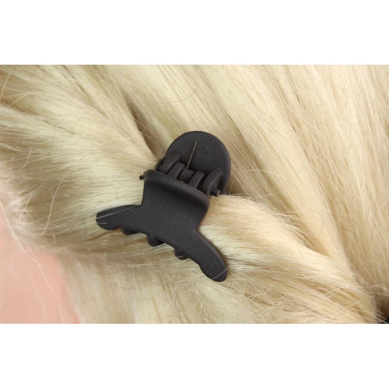 Краб для волос пластиковый маленький 2,5см 1-202441