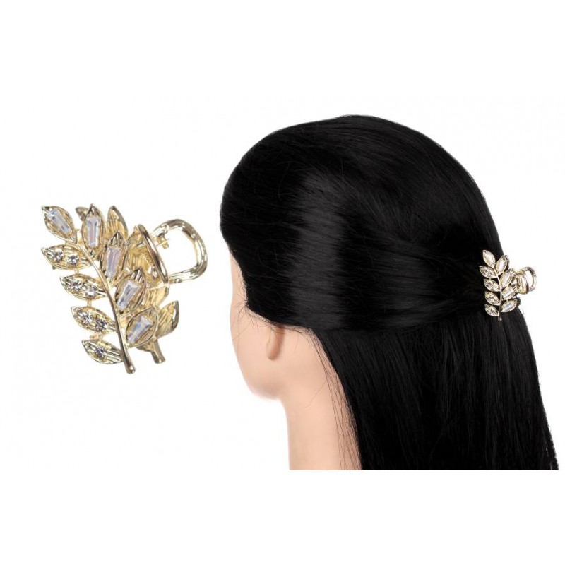 Краб для волос металлический 