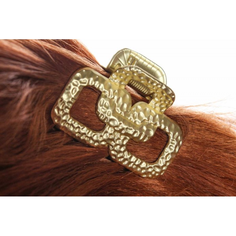 Краб для волос металлический