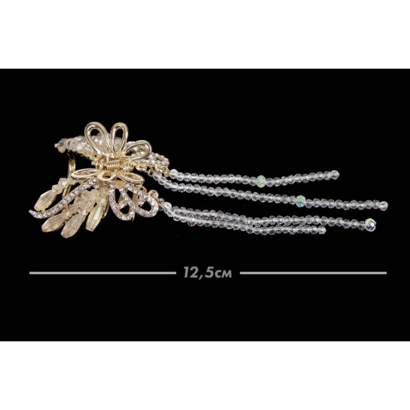 Краб для волос металлический 