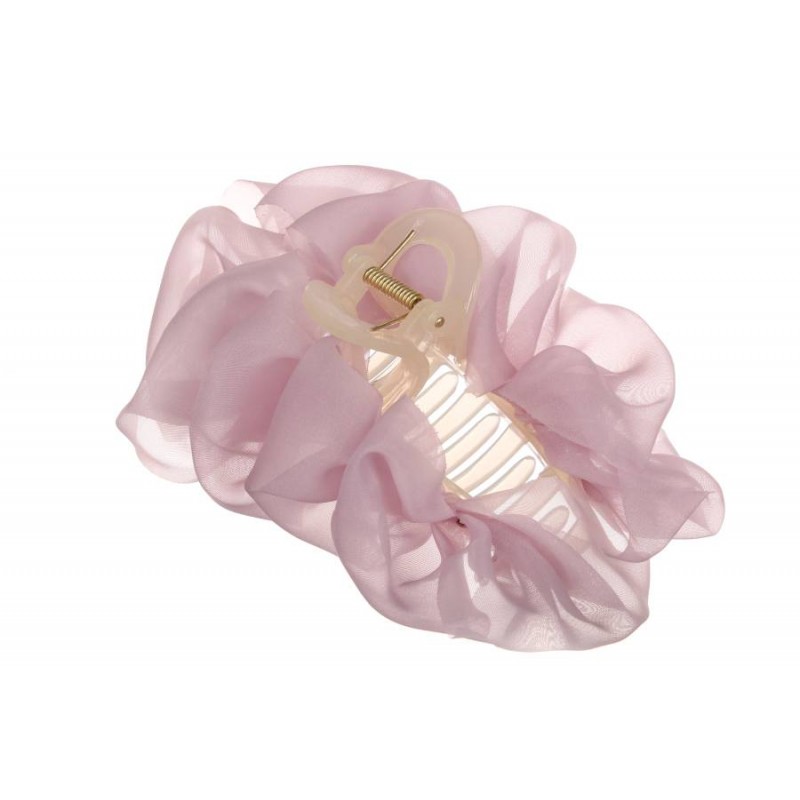 Краб для волос розовый 13см 1-206807