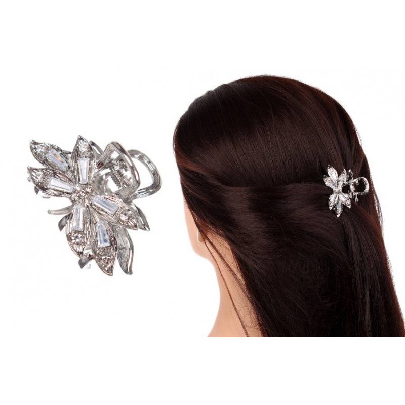 Краб для волос металлический 