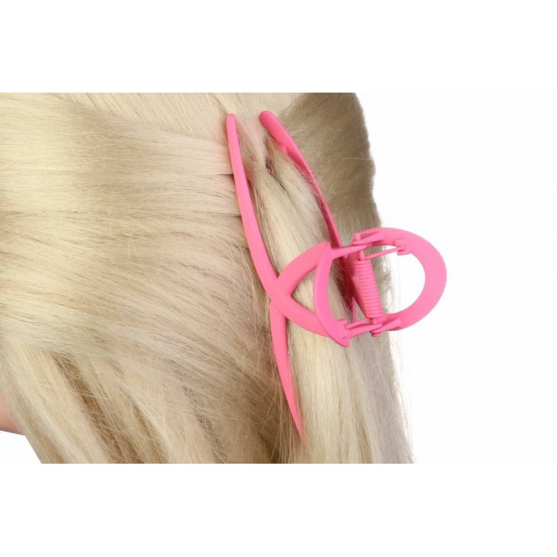 Краб для волос розовый 1-193008