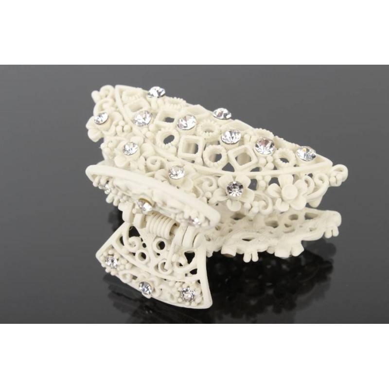 Краб металлический (бежевый)