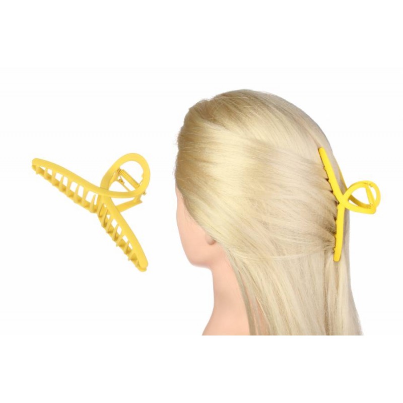 Краб для волос желтый 1-192988