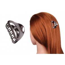 Краб для волос металлический  5см черный 1-213638
