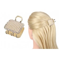 Краб для волос металлический 