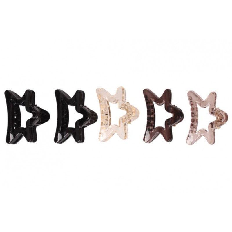 Краб для волос пластиковый 4,5см 1-214635