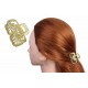 Краб для волос металлический