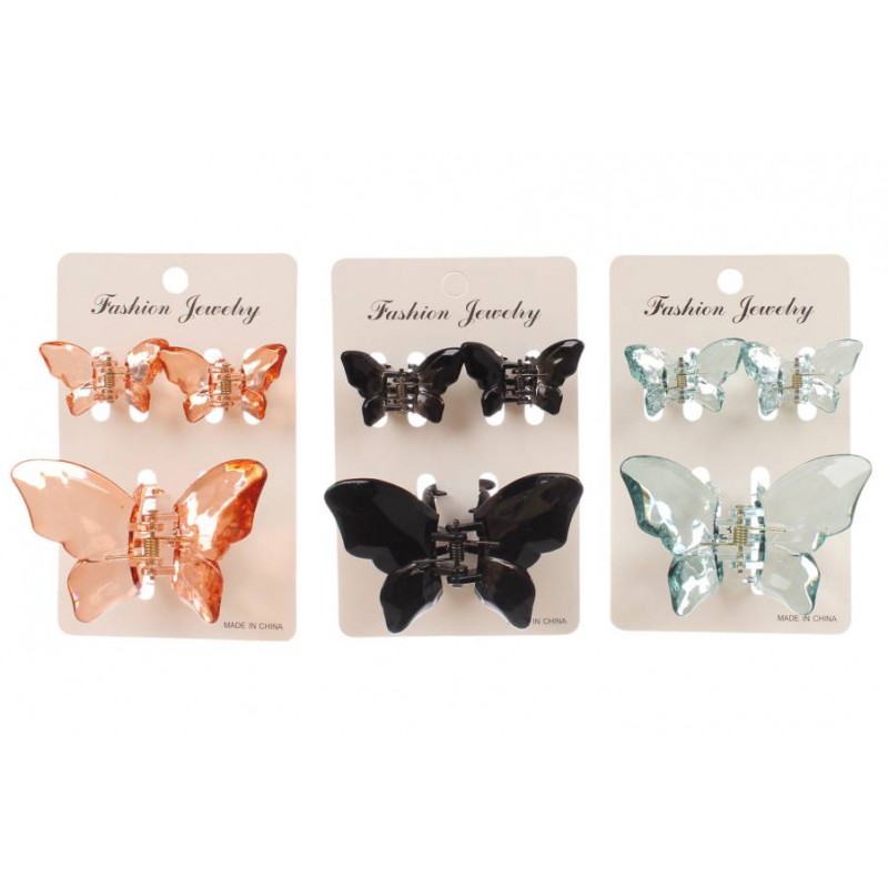 Краб для волос 8см+2 по 4см 1-209822