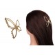 Краб для волос металлический  7,5см золото 1-213430