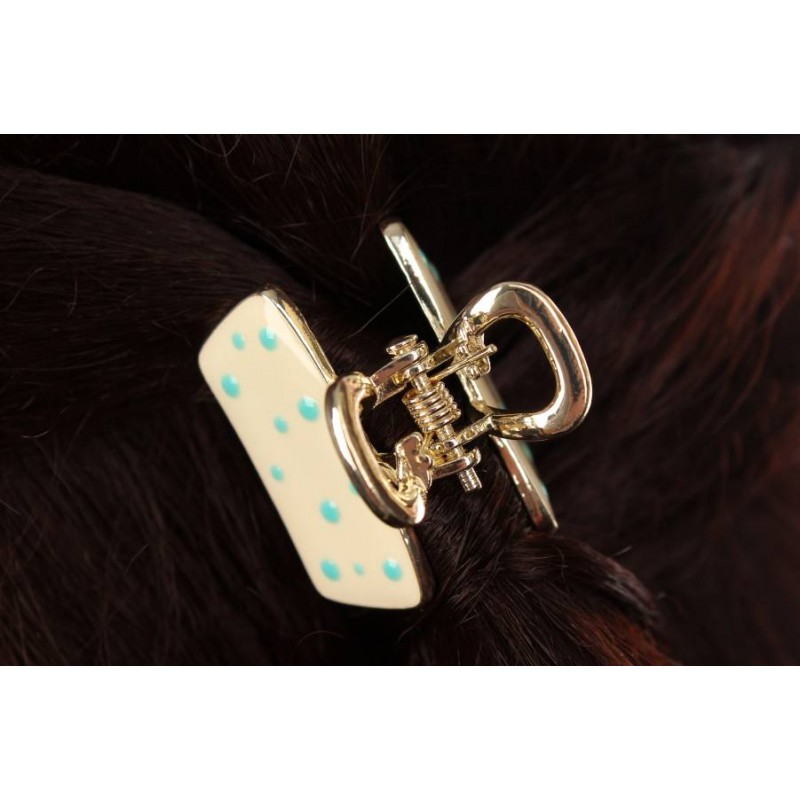 Краб для волос металлический 