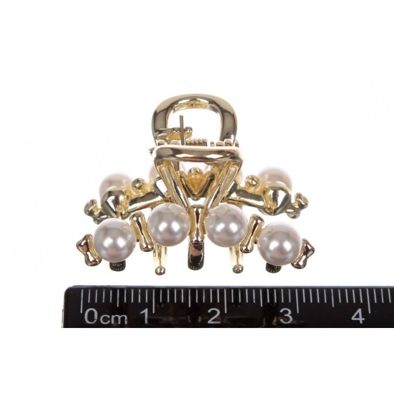 Краб для волос металлический 