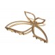 Краб для волос металлический  7,5см золото 1-213430