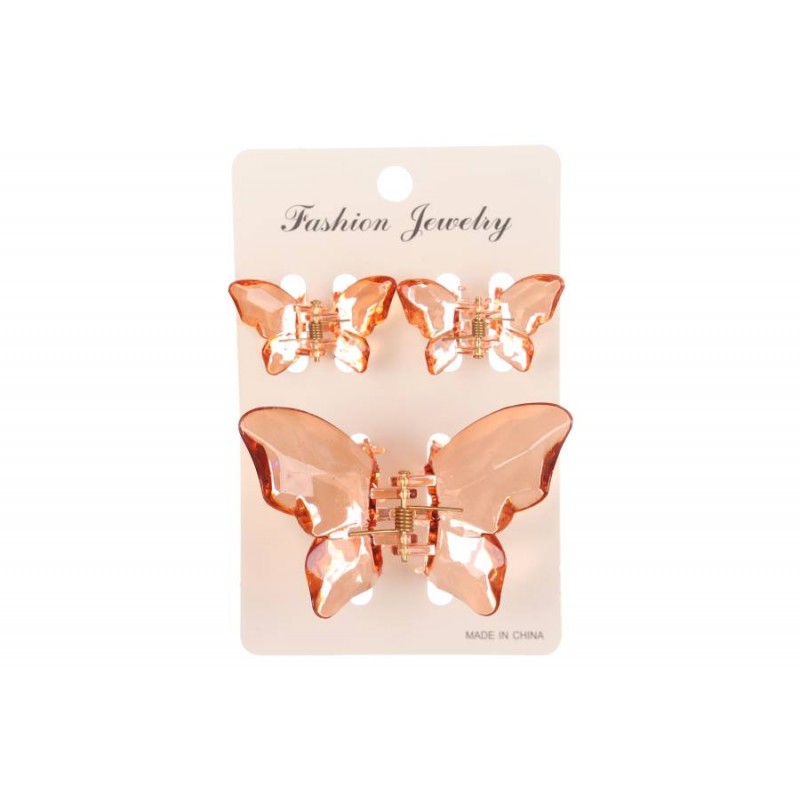 Краб для волос 8см+2 по 4см 1-209822