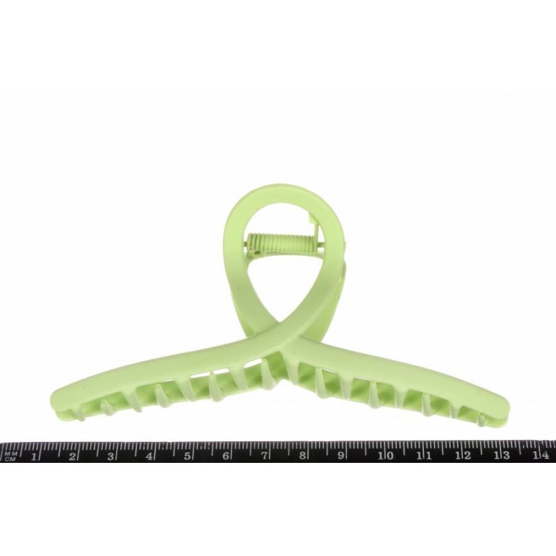 Краб для волос салатовый 1-192971