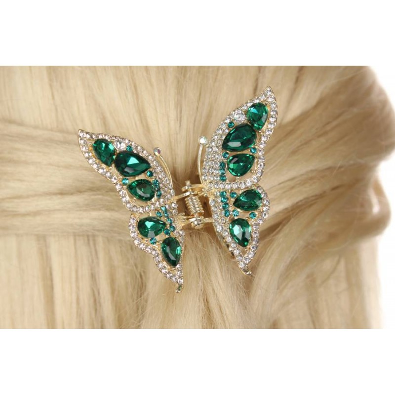 Краб для волос металлический 