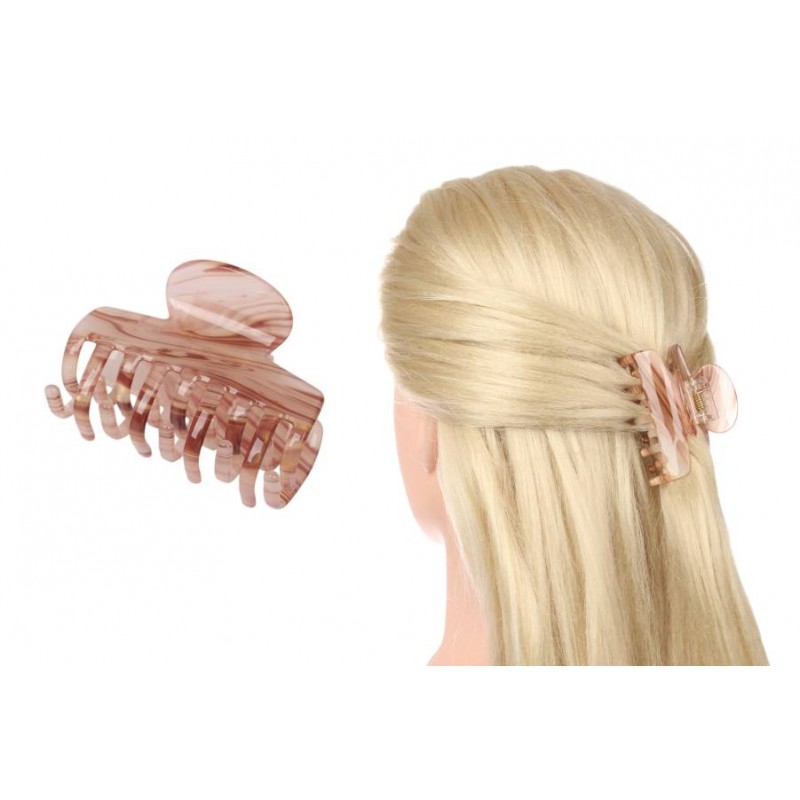 Краб для волос французкий пластик 1-214871