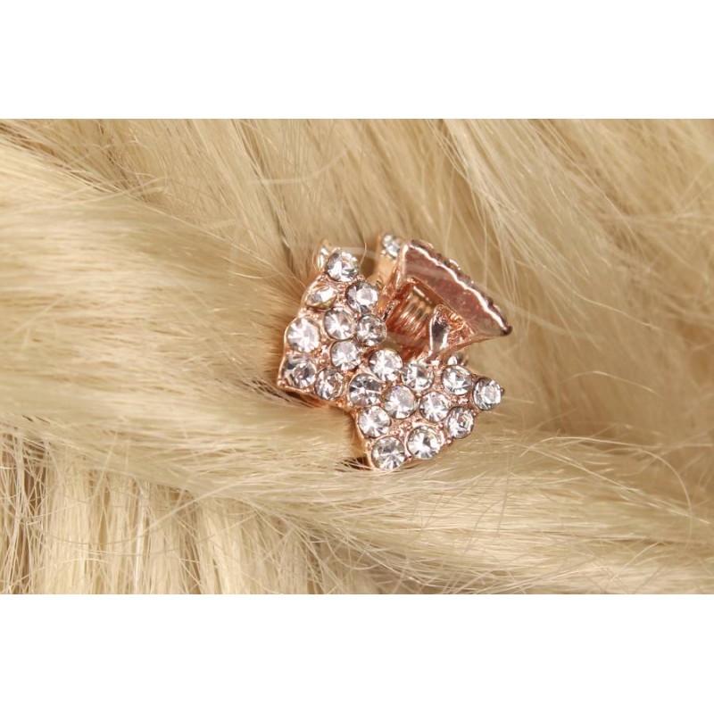 Краб для волос металлический 