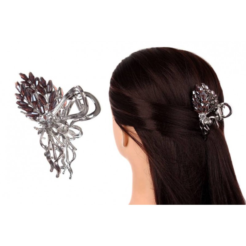 Краб для волос металлический 