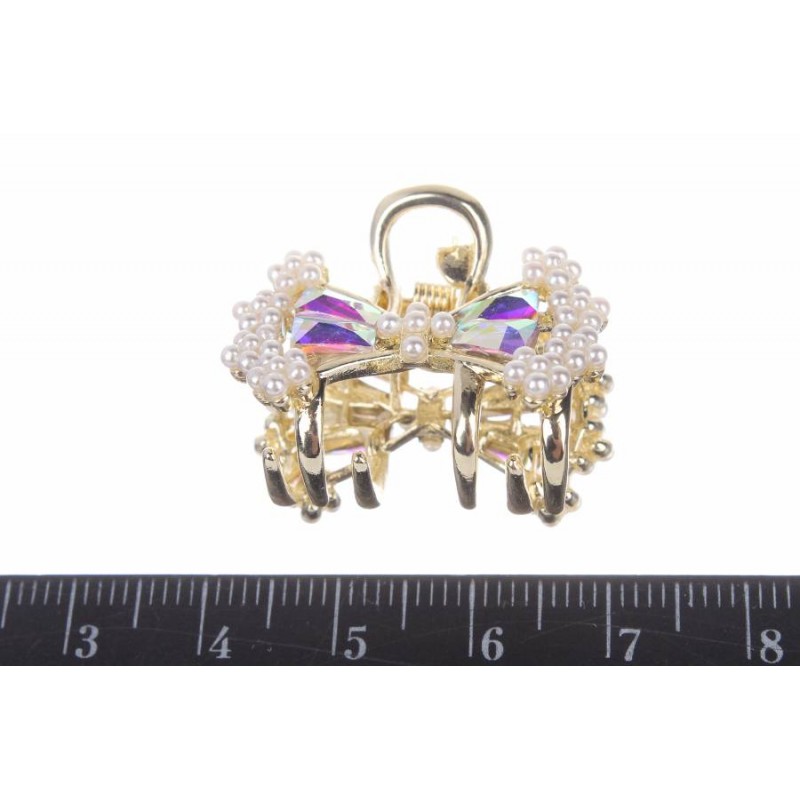 Краб для волос металлический 2,5 см 1-197594