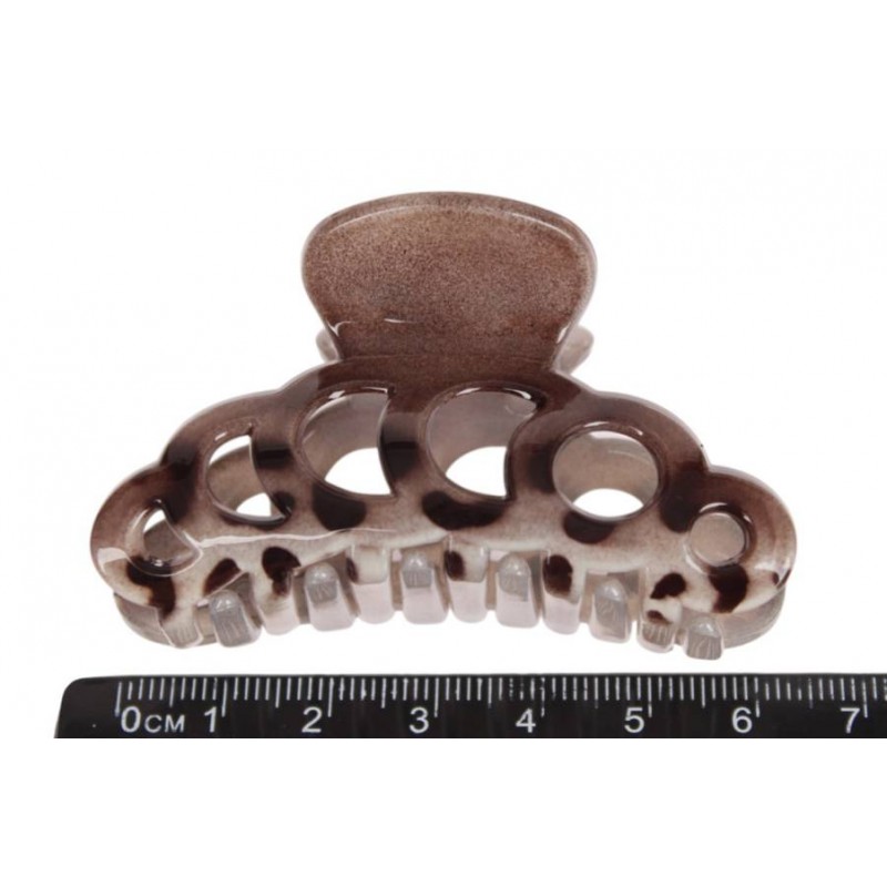 Краб для волос пластиковый 6,5см 1-215069